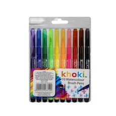 Brush Tip Watercolour Pens - Set of 10's